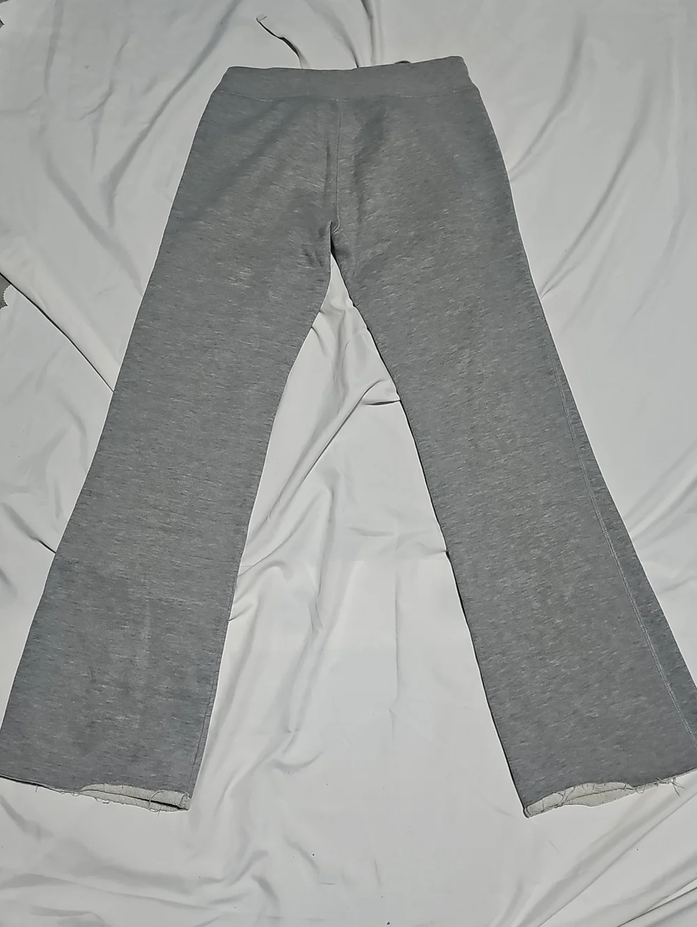 💖Abercrombie&Fitch heather gray heritage flare sweatpants Sm W13 BR10 IS28 ASIS - Picture 4 of 12